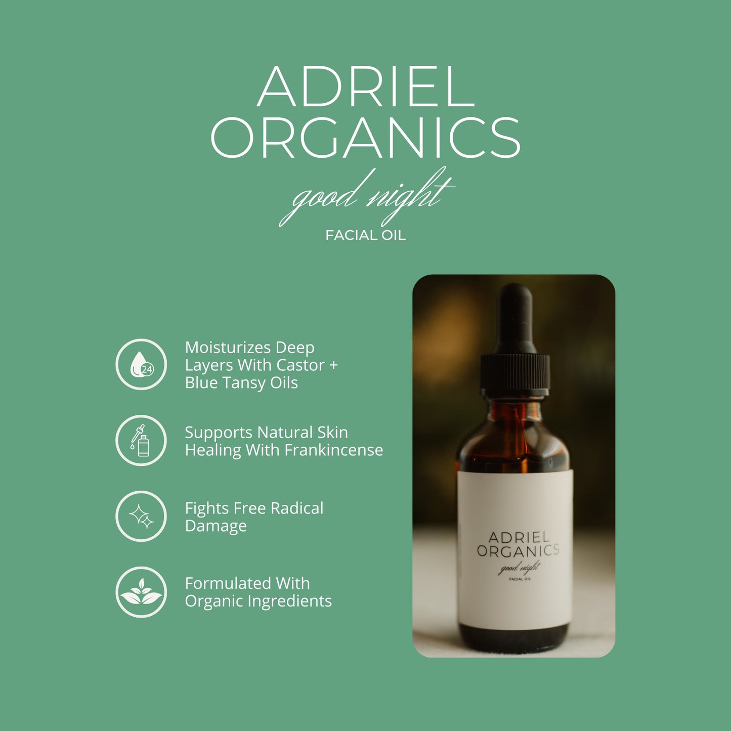 Good Night Facial Oil, 2 oz.